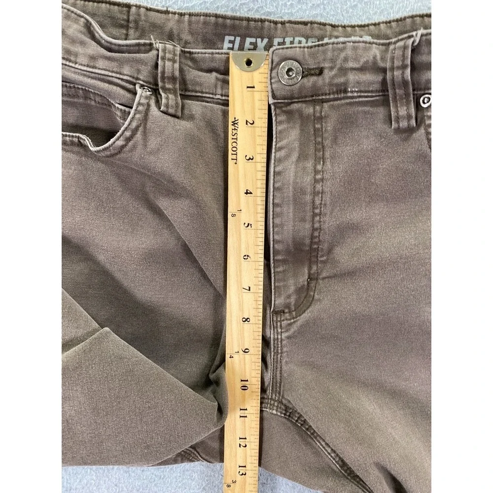 Duluth Flex Fire Hose Men's 36x32 (Fits 34x30) Standard Fit Brown Work Pants